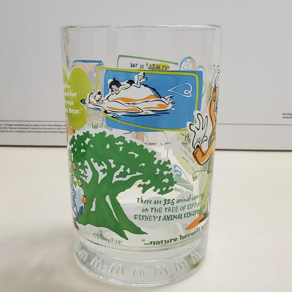 Walt Disney World 100 Years Of Magic Tumbler Glass McDonalds